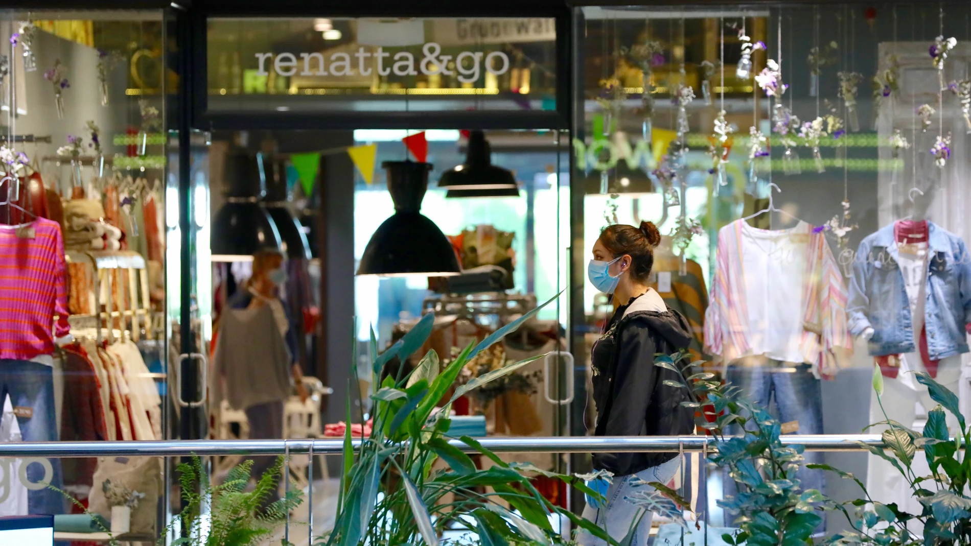 Una tienda en el centro comercial Moda Shopping, situado en el distrito de Tetuán