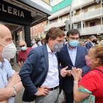 José Luis Martínez-Almeida, esta mañana, en el Camino Viejo de Leganés