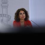 La ministra de Hacienda y ministra portavoz María Jesús Montero