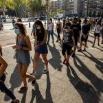 Trabajadores de la enseñanza y alumnos se manifiestan en Vitoria para reclamar un regreso seguro y acordado a las aulas frente a la Covid-19