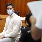 El acusado Rodrigo Lanza escucha el veredicto del jurado por el crimen de los tirantes