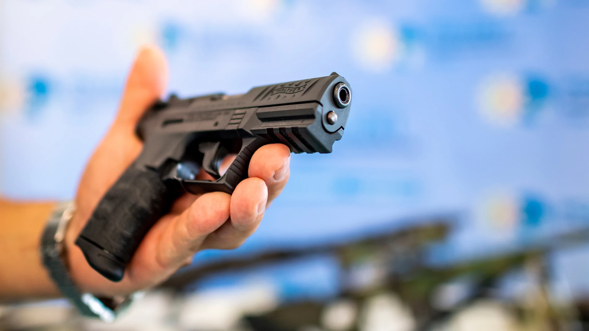 Imagen de archivo de una pistola