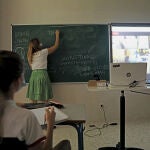 Una profesora de Matemáticas en un centro de Secundaria