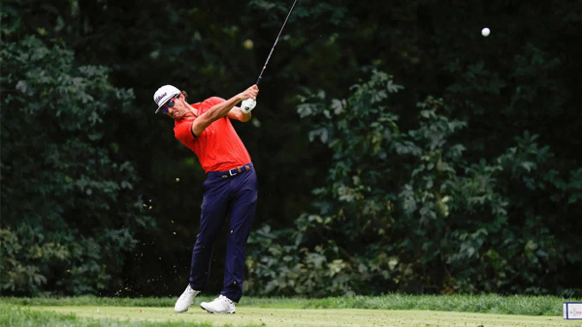 Rafa Cabrera Bello, en la primera vuelta del US OPen 2020.