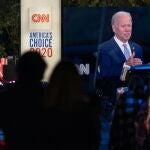 Joe Biden, ayer en Moosi