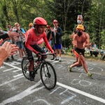 Nairo Quintana, durante el pasado Tour