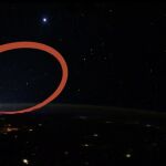 Captura de pantalla del video compartido por el cosmonauta ruso Iván Vágner