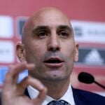 El presidente de la Federación Española de Fútbol (RFEF), Luis Rubiales