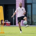 Gonzalo Higuaín con el Inter de Miami.