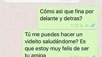 Conversación mantenida con el pedófilo haciéndose pasar por una niña de 10 años