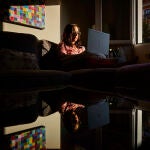 Pilar Rivera, trabajadora que actualmente realiza teletrabajo en casa con motivo de la pandemia de Covid 19