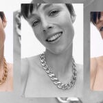 En la imagen, un collar de eslabones de Zara.
