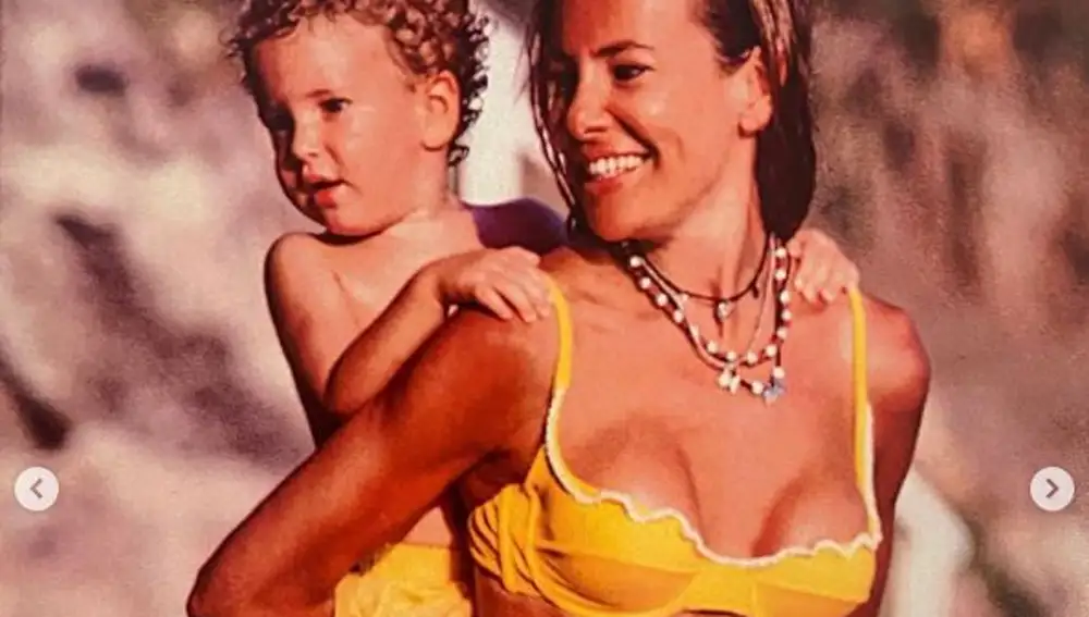 Ana Obregón y su hijo