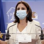 La portavoz socialista en el Congreso, Adriana Lastra