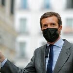 El líder del PP, Pablo Casado