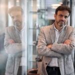 El presidente del grupo parlamentario de Unidas Podemos y líder de En Comú Podem -ECP-, Jaume Asens