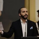 El presidente de El Salvador, Nayib Bukele