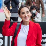 Tamara Falcó llega al hotel María Cristina de San Sebastián a 25 de septiembre de 2020.TAMARA FALCÓ;FESTIVAL DE SAN SEBASTIÁN;HOTEL MARÍA CRISTINARaúl Terrel / Europa Press25/09/2020