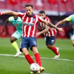 Saúl Ñíguez con el Atlético de Madrid.