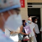 Una de las concentraciones del Foro de Médicos de Atención Primaria de la Comunitat Valenciana