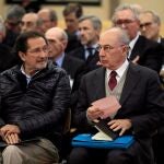 El ex presidente de Bankia Rodrigo Rato, en una de las sesiones del juicio celebrado en la Audiencia Nacional por la salida a Bolsa de la entidad