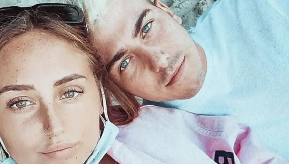 Rocío Flores y su pareja Manuel Bedmar