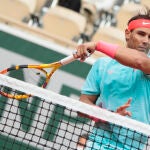 Nadal ejecuta un golpe de derecha