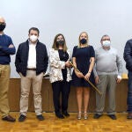 La nueva alcaldesa de Lerma, María Isabel Sancho, junto a su nuevo equipo de gobierno