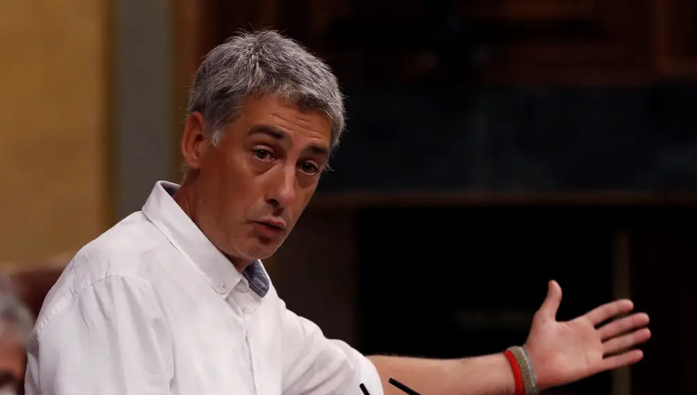 El diputado de EH Bildu Oskar Matute, en el Congreso el pasado día 1