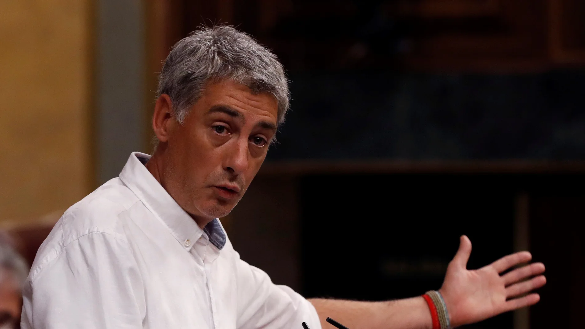 El diputado de EH Bildu Oskar Matute, en el Congreso el pasado día 1