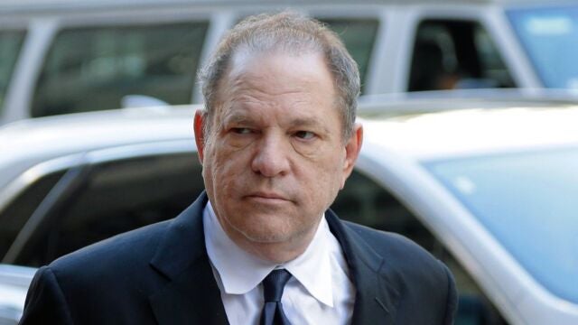 FILE - In this July 9, 2018 file photo, Harvey Weinstein arrives to court in New York. Prosecutors say Weinstein has been charged with the rape of two more women in Los Angeles County. The district attorney's office said Friday that Weinstein faces three new counts of rape and three new counts of forcible oral copulation involving two women. The incidents span from 2004 to 2010 and all took place at a hotel in Beverly Hills. (AP Photo/Seth Wenig, File)