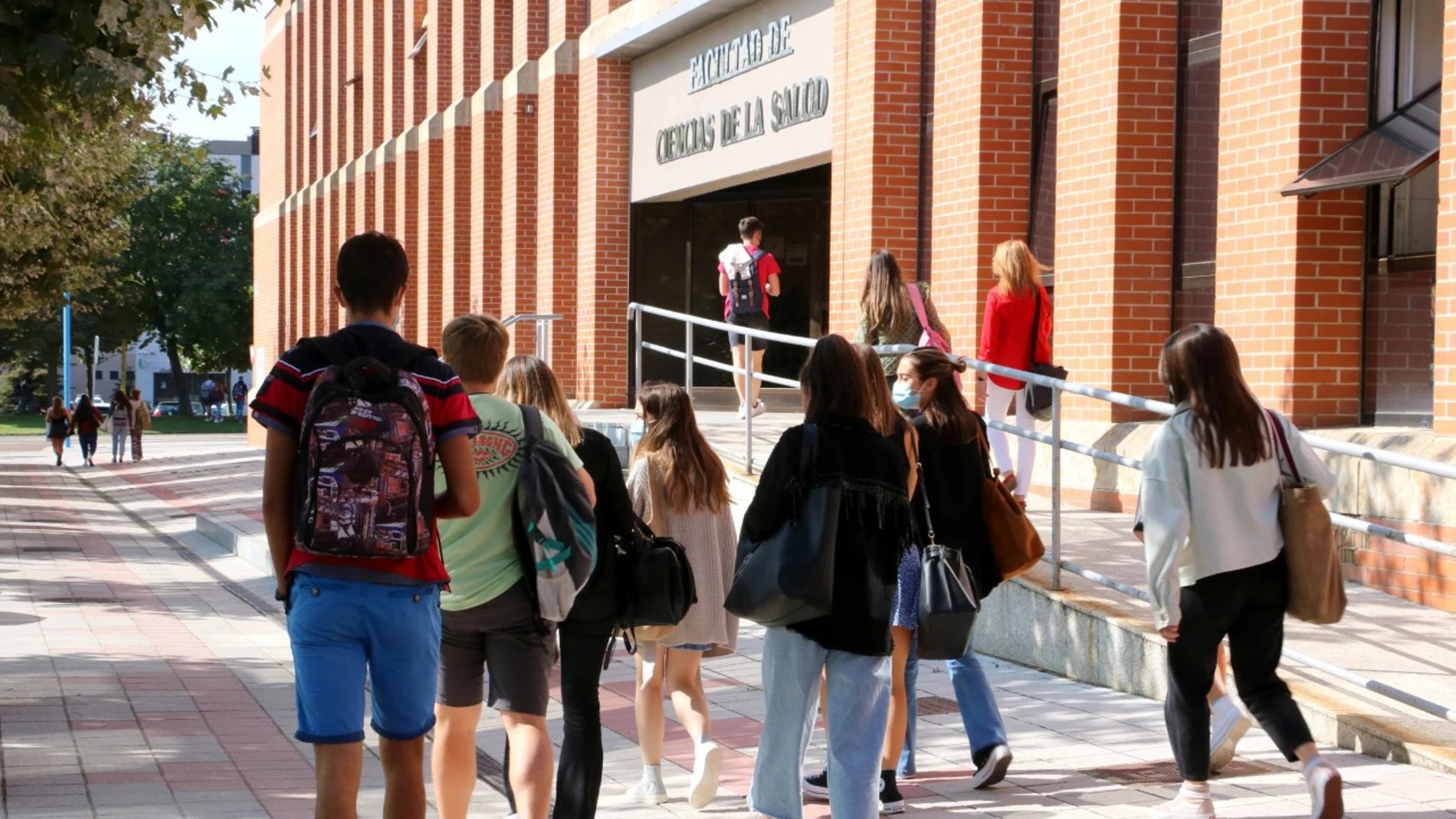 Estudiantes de la Universidad de León