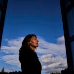 La Ministra de Trabajo, Yolanda Díaz, en la sede del ministerio