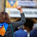 Marcha en favor de la independencia de Cataluña