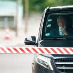 El negociador jefe de la UE para el Brexit, Michel Barnier, a su llegada hoy a Berlín