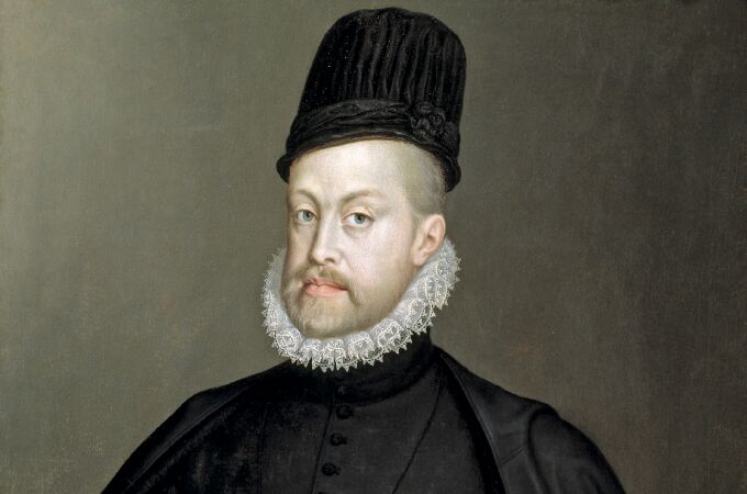 Felipe II vistió de riguroso luto desde 1658 a raíz de la muerte de su hijo Carlos