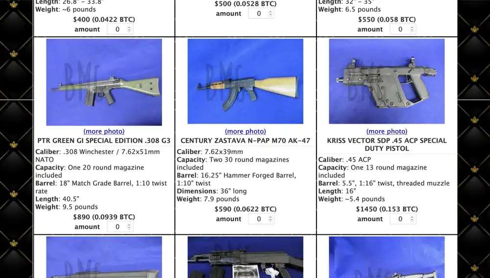 Por esta vía, puedes obtener una Colt Mustang por 570 euros y una Glock, por 400