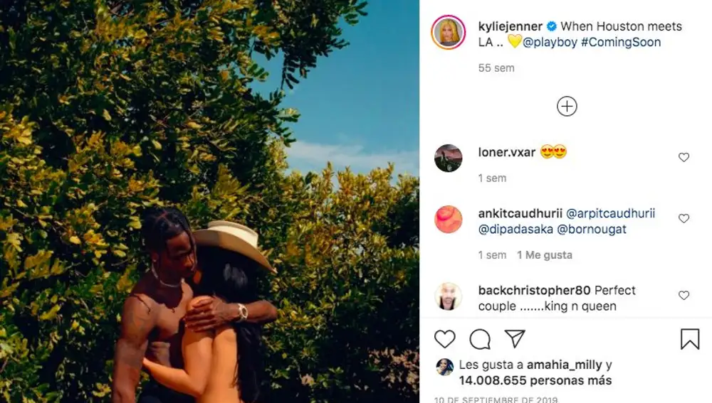 9. Entre Selena Gomez (2) y Kylie Jenner (8) suman la mitad de las 20 fotos con más «likes»