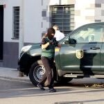 Agentes de la Guardia Civil en La Línea de la Concepción (Cádiz)