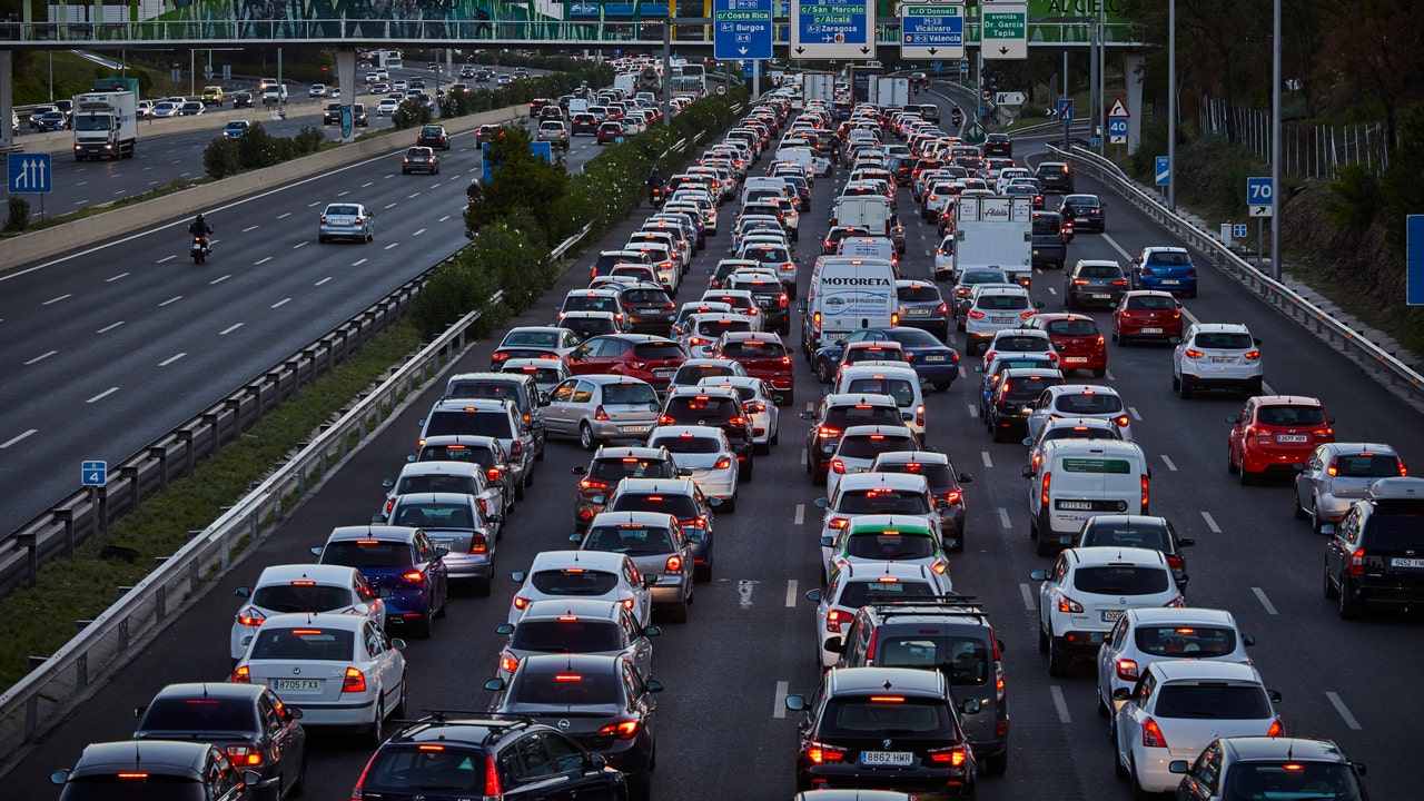 Vuelta al cole y obras: tráfico complicado en todas las entradas a Madrid y M-40