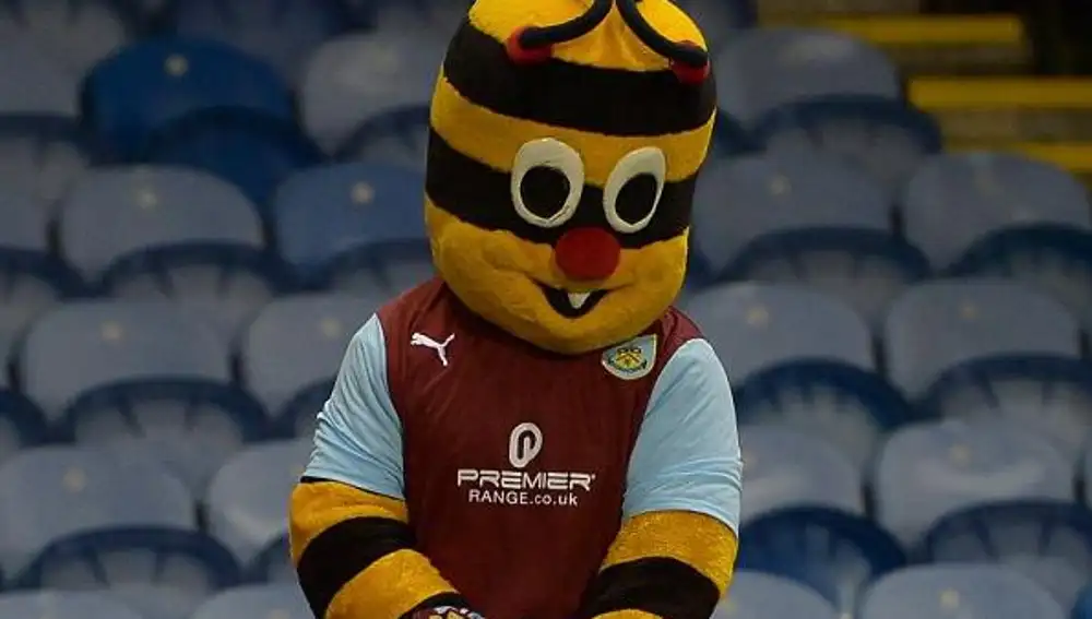 La mascota del Burnley