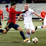 Brahim Díaz con España Sub-21. EFE/RFEF/Eidan Rubio FOTOGRAFÍA CEDIDA/ SOLO USO EDITORIAL/ NO VENTAS