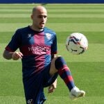 Sandro Ramírez con el Huesca.