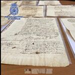 Uno de los manuscritos recuperados
