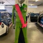 La efigie del Monarca, en el aparcamiento