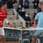 Novak Djokovic y Rafa Nadal.