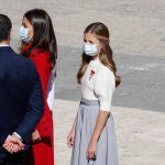 La Princesa Leonor en la celebración de el Día de la Fiesta Nacional 2020.
