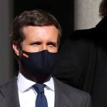 El presidente del PP, Pablo Casado