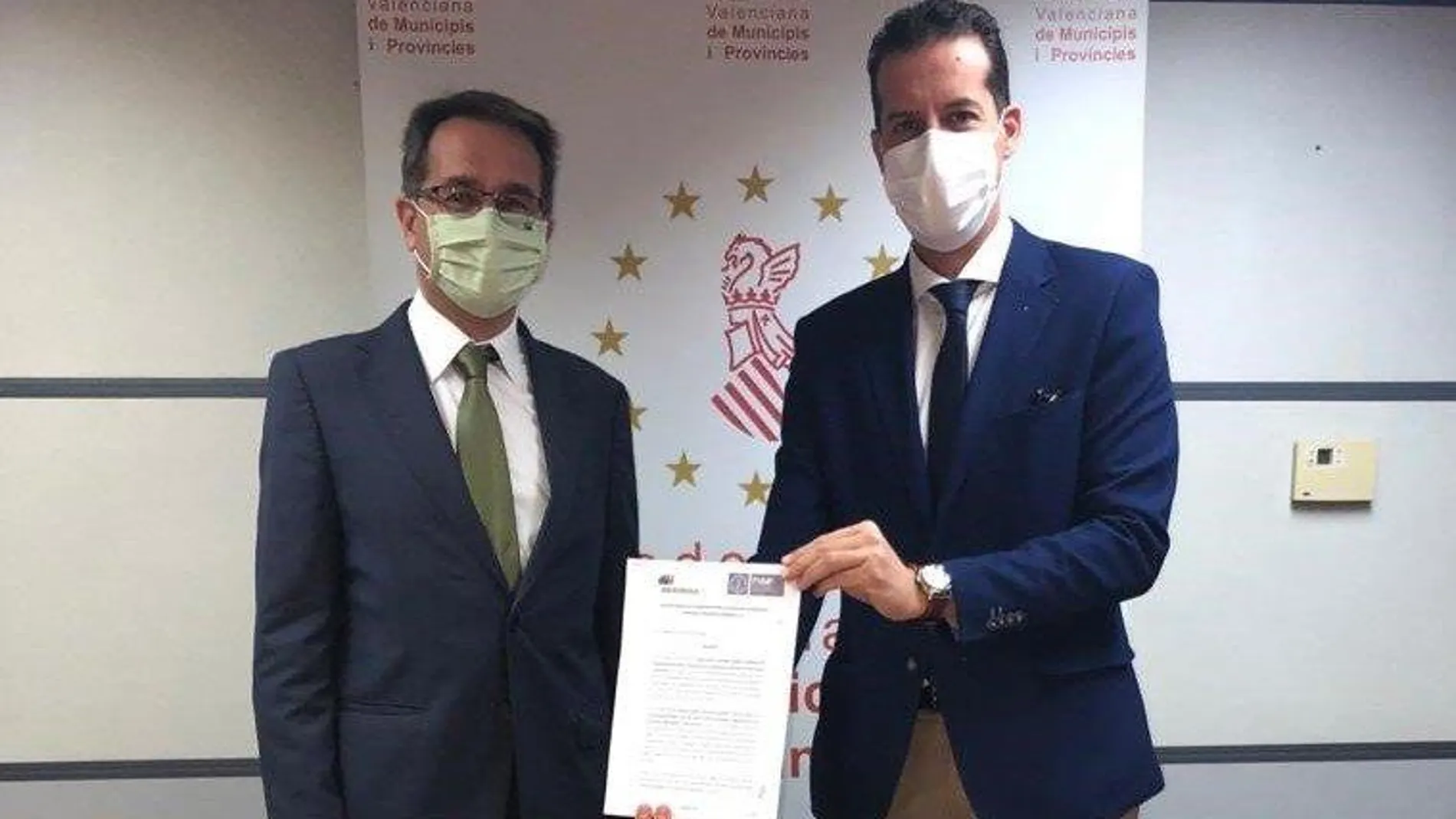 Joaquín Longares (izda.) y Rubén Alfaro