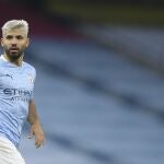 Sergio Agüero, con el Manchester City